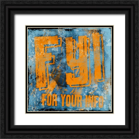 FYI C Black Ornate Wood Framed Art Print with Double Matting by Rodriquez Jr, Enrique