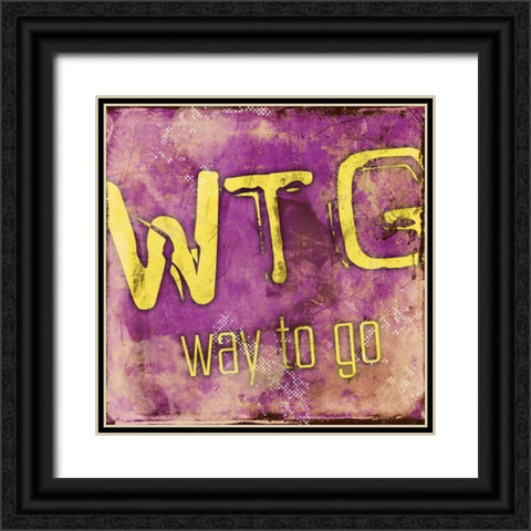 WTG Black Ornate Wood Framed Art Print with Double Matting by Rodriquez Jr, Enrique