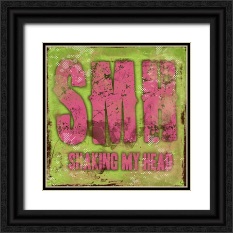 SMH Black Ornate Wood Framed Art Print with Double Matting by Rodriquez Jr, Enrique