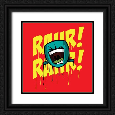 Rahr 2 Black Ornate Wood Framed Art Print with Double Matting by Rodriquez Jr, Enrique