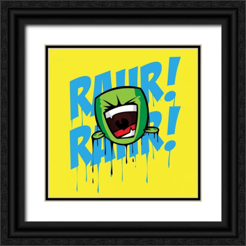 Rahr C Black Ornate Wood Framed Art Print with Double Matting by Rodriquez Jr, Enrique