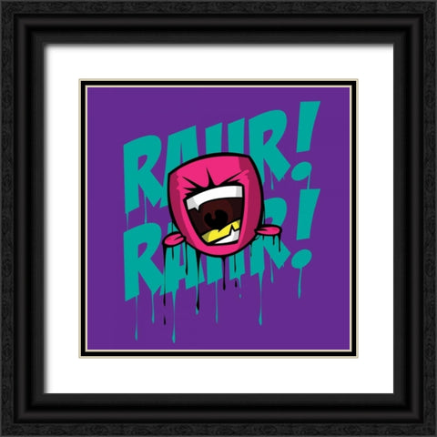 Rahr E Black Ornate Wood Framed Art Print with Double Matting by Rodriquez Jr, Enrique