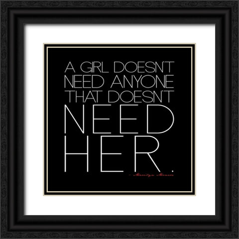 Quotes By A Legend 2 Black Ornate Wood Framed Art Print with Double Matting by Rodriquez Jr, Enrique