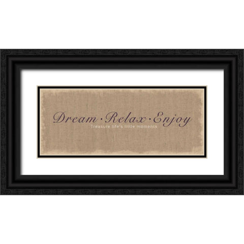 Treasure Lifes Little Moments Black Ornate Wood Framed Art Print with Double Matting by Gibbons, Lauren