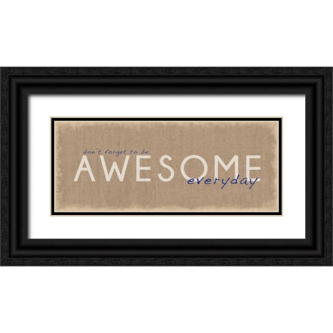 Awesome Everyday Black Ornate Wood Framed Art Print with Double Matting by Gibbons, Lauren
