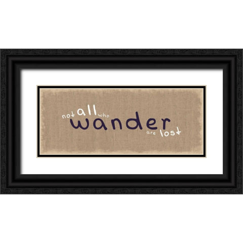 Wander Black Ornate Wood Framed Art Print with Double Matting by Gibbons, Lauren
