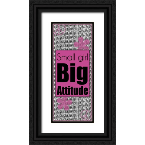 Big Attitude Black Ornate Wood Framed Art Print with Double Matting by Gibbons, Lauren