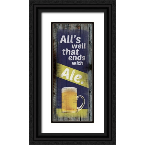 Ale Black Ornate Wood Framed Art Print with Double Matting by Gibbons, Lauren