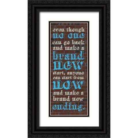 New Ending Black Ornate Wood Framed Art Print with Double Matting by Gibbons, Lauren