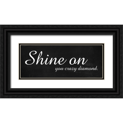 Shine On Black Ornate Wood Framed Art Print with Double Matting by Gibbons, Lauren