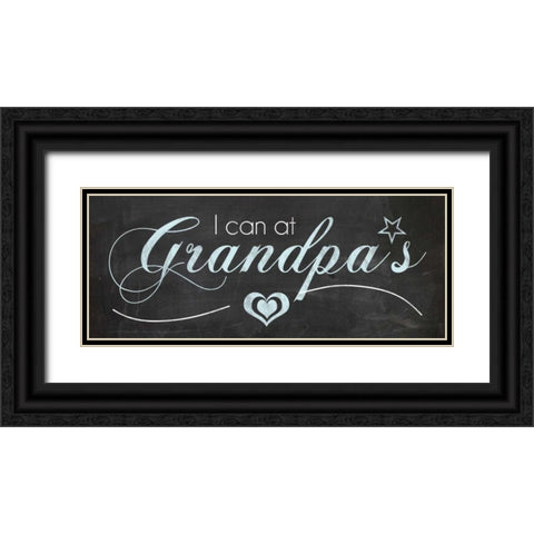 At Grandpa Black Ornate Wood Framed Art Print with Double Matting by Gibbons, Lauren