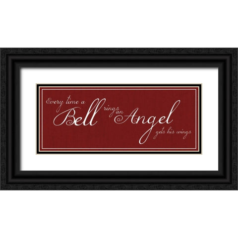 Bell Rings No Bell Black Ornate Wood Framed Art Print with Double Matting by Gibbons, Lauren