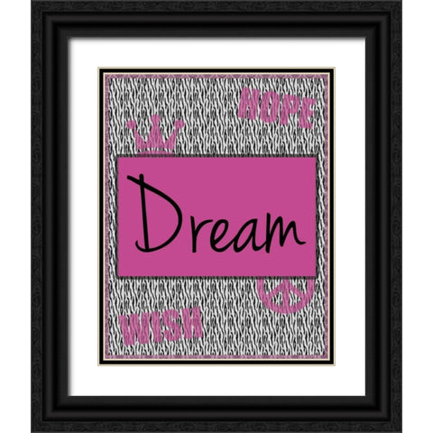 Dream Black Ornate Wood Framed Art Print with Double Matting by Gibbons, Lauren