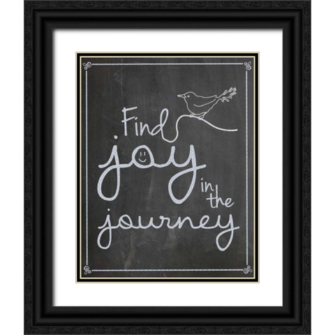 FJJ Bird Black Ornate Wood Framed Art Print with Double Matting by Gibbons, Lauren