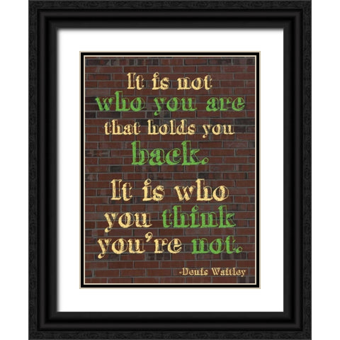 Hold Back Black Ornate Wood Framed Art Print with Double Matting by Gibbons, Lauren