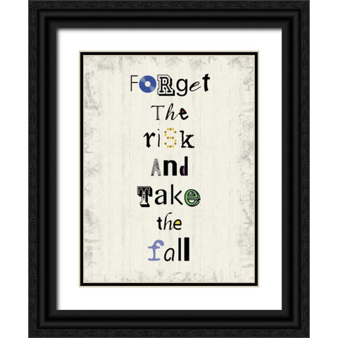 un 3 Fall Black Ornate Wood Framed Art Print with Double Matting by Gibbons, Lauren