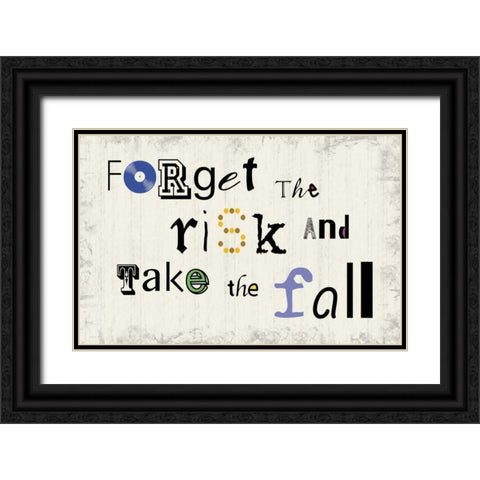 Fun Fall Black Ornate Wood Framed Art Print with Double Matting by Gibbons, Lauren