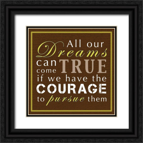 Dreams Can Come True Black Ornate Wood Framed Art Print with Double Matting by Gibbons, Lauren
