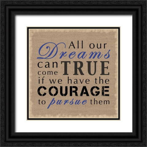 All Our Dreams Black Ornate Wood Framed Art Print with Double Matting by Gibbons, Lauren