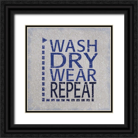 Gray Wash Black Ornate Wood Framed Art Print with Double Matting by Gibbons, Lauren