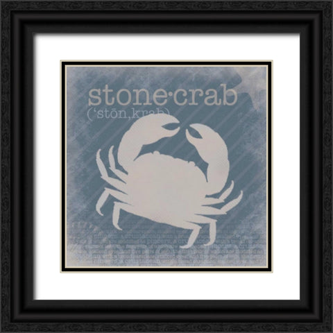 Stone Crab Definition Black Ornate Wood Framed Art Print with Double Matting by Gibbons, Lauren