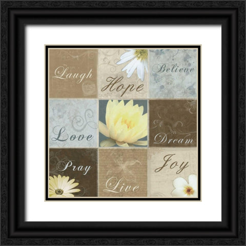 9 Box Blues 2 Black Ornate Wood Framed Art Print with Double Matting by Gibbons, Lauren
