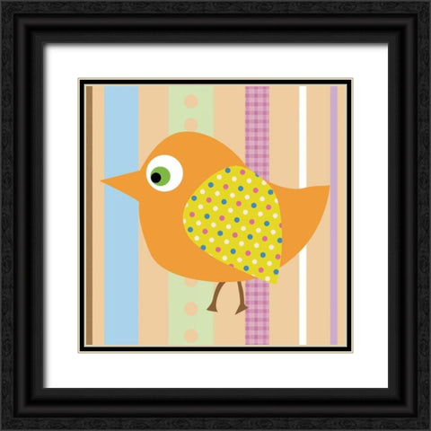 Bird IIlustration Black Ornate Wood Framed Art Print with Double Matting by Gibbons, Lauren