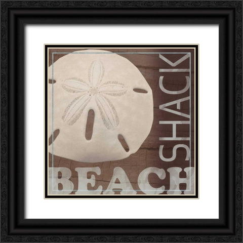 Beach Shack Black Ornate Wood Framed Art Print with Double Matting by Gibbons, Lauren
