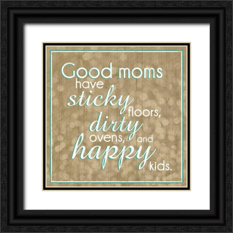 Good Moms Black Ornate Wood Framed Art Print with Double Matting by Gibbons, Lauren