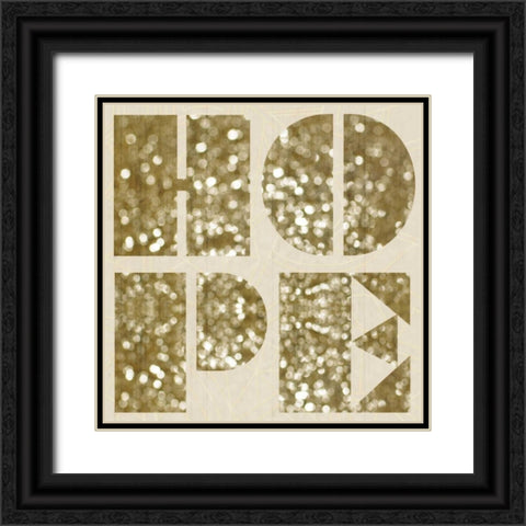 Hope Black Ornate Wood Framed Art Print with Double Matting by Gibbons, Lauren