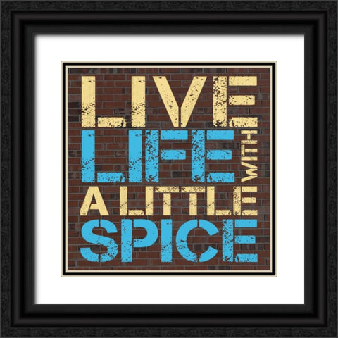 Spice Black Ornate Wood Framed Art Print with Double Matting by Gibbons, Lauren