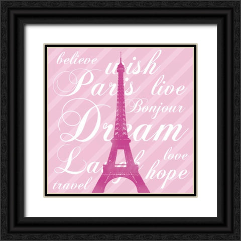 Paris Dream 5 Black Ornate Wood Framed Art Print with Double Matting by Gibbons, Lauren