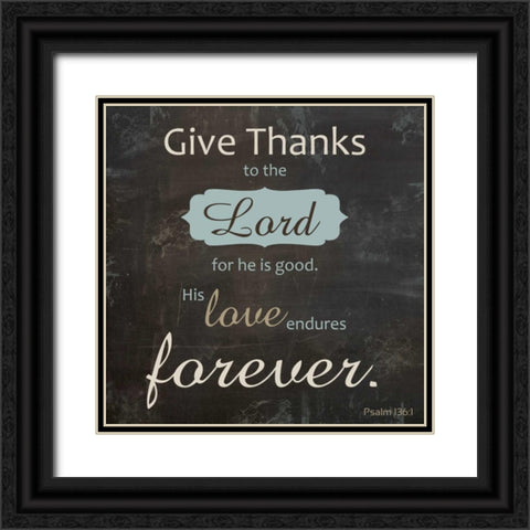 Religious Chalk 3 Black Ornate Wood Framed Art Print with Double Matting by Gibbons, Lauren