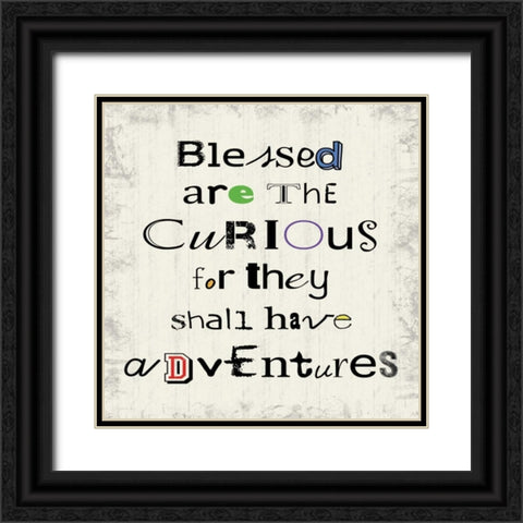 Have  Adventures Black Ornate Wood Framed Art Print with Double Matting by Gibbons, Lauren