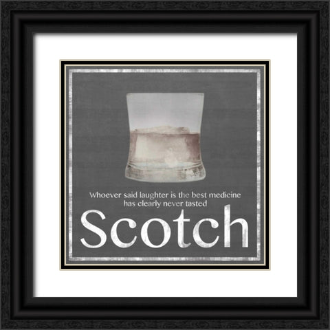 Scotch Black Ornate Wood Framed Art Print with Double Matting by Gibbons, Lauren