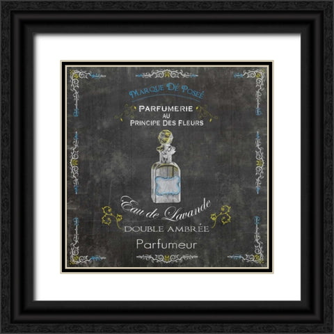 Bath New Black Ornate Wood Framed Art Print with Double Matting by Gibbons, Lauren