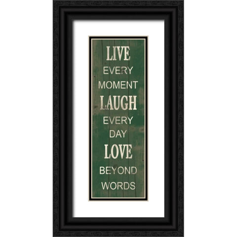 Live Black Ornate Wood Framed Art Print with Double Matting by Grey, Jace