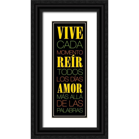 Vive Black Ornate Wood Framed Art Print with Double Matting by Grey, Jace