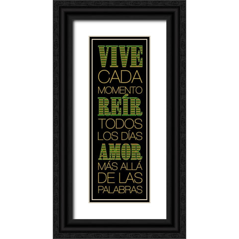 Vive Black Ornate Wood Framed Art Print with Double Matting by Grey, Jace