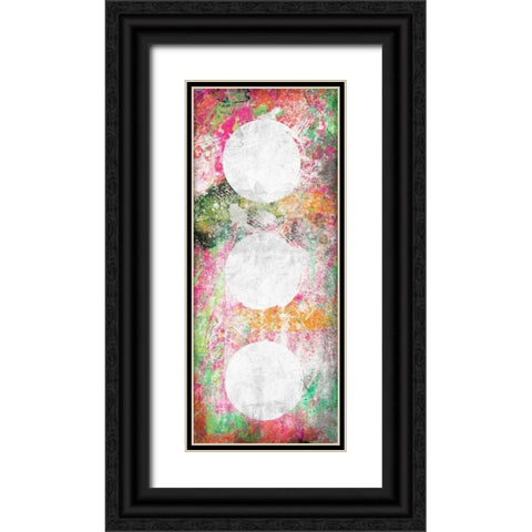 Glow Abstract mate Black Ornate Wood Framed Art Print with Double Matting by Grey, Jace