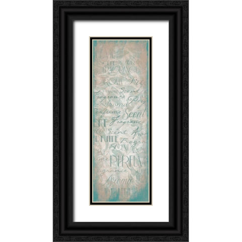 Typography 2 Black Ornate Wood Framed Art Print with Double Matting by Grey, Jace