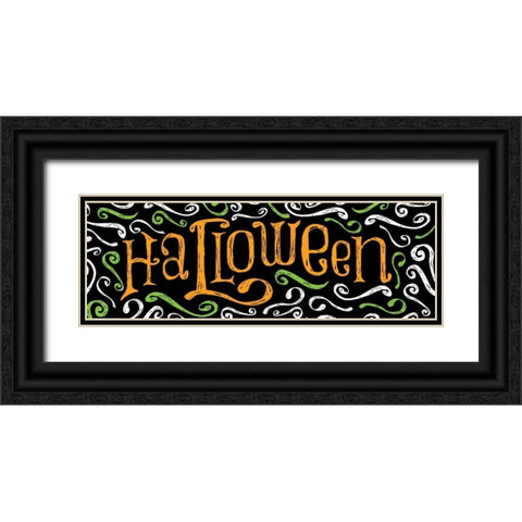 Halloween 2 Black Ornate Wood Framed Art Print with Double Matting by Grey, Jace