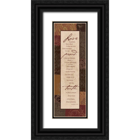 Corinthians Spice Black Ornate Wood Framed Art Print with Double Matting by Grey, Jace