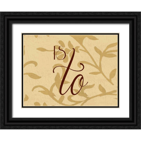 The Best Way E Black Ornate Wood Framed Art Print with Double Matting by Grey, Jace