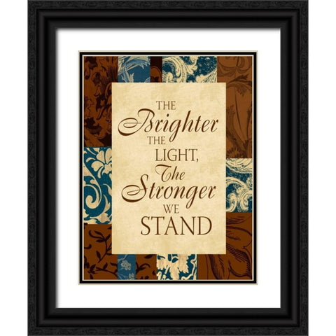 Brighter I Black Ornate Wood Framed Art Print with Double Matting by Grey, Jace
