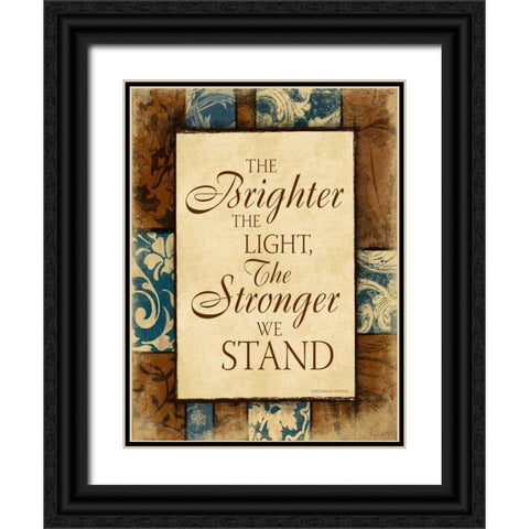 Brighter II Black Ornate Wood Framed Art Print with Double Matting by Grey, Jace