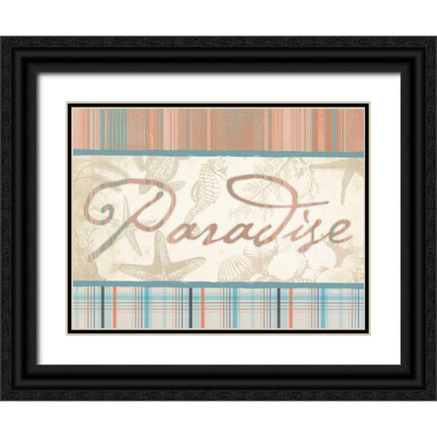 Paradise 2 Black Ornate Wood Framed Art Print with Double Matting by Grey, Jace