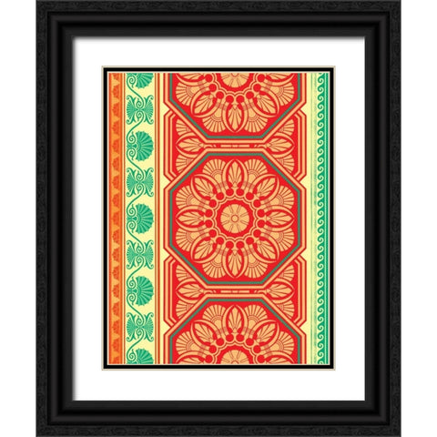Patterns G Black Ornate Wood Framed Art Print with Double Matting by Grey, Jace