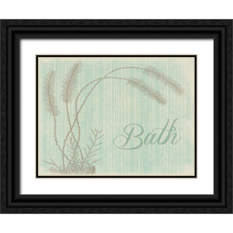 Bath B Black Ornate Wood Framed Art Print with Double Matting by Grey, Jace