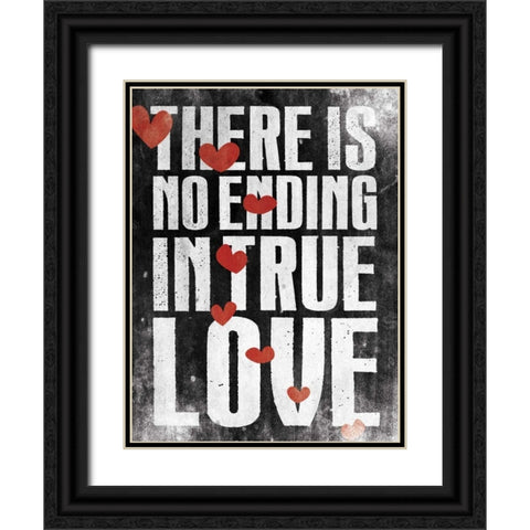 No Ending D Black Ornate Wood Framed Art Print with Double Matting by Grey, Jace